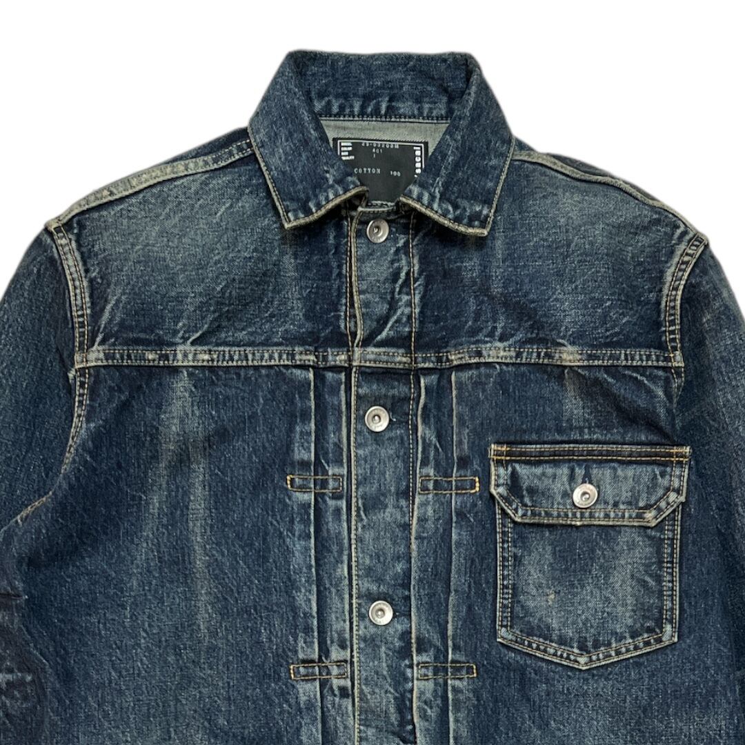 sacai 23AW x BEYONDEXX 1st Type Denim tracker Jacket | A sacai 23AW x BEYONDEXX 1st Type Denim tracker Jacket | A