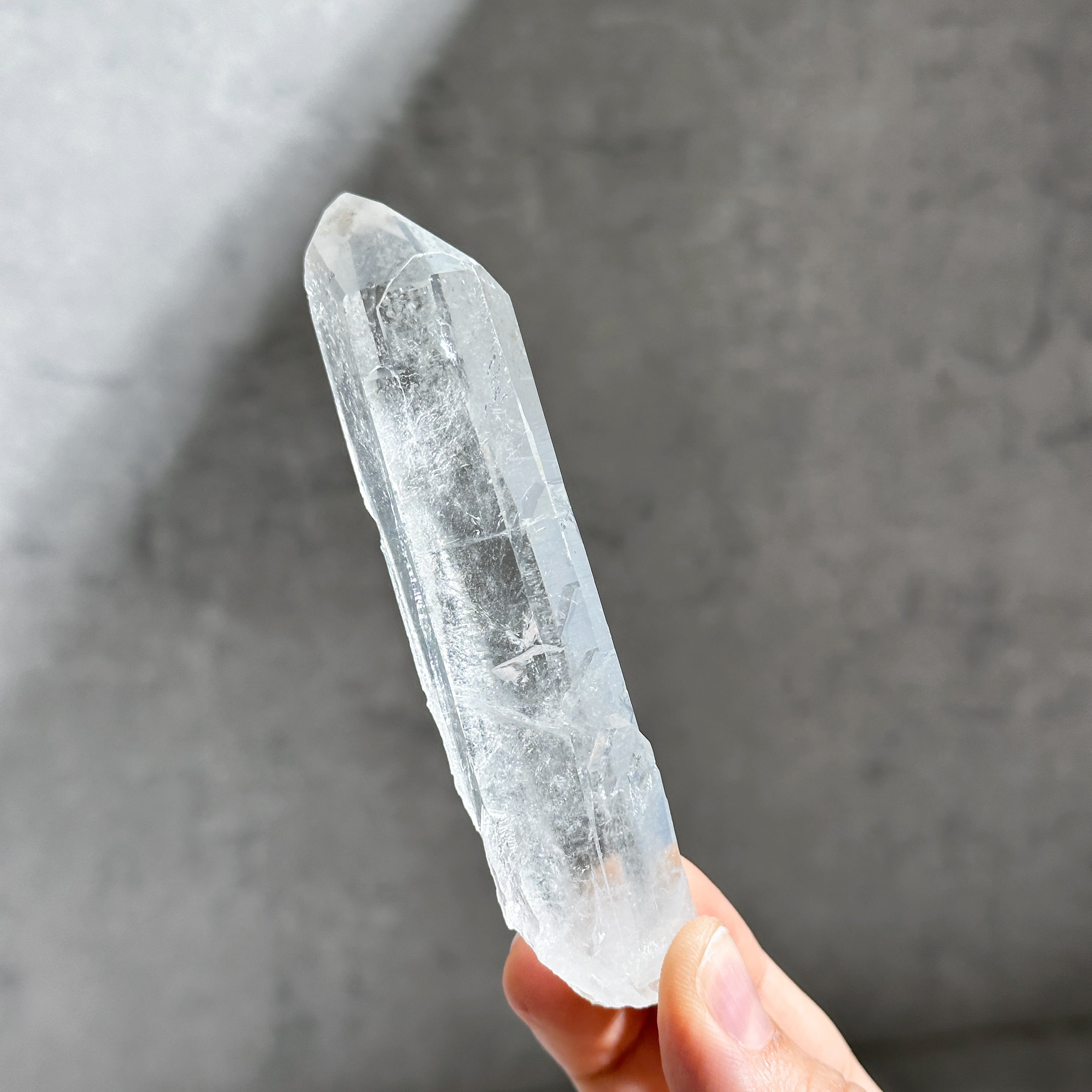 ゼッカ産クリアクォーツ ポイント 原石36 ◇ Clear Quartz ◇天然石