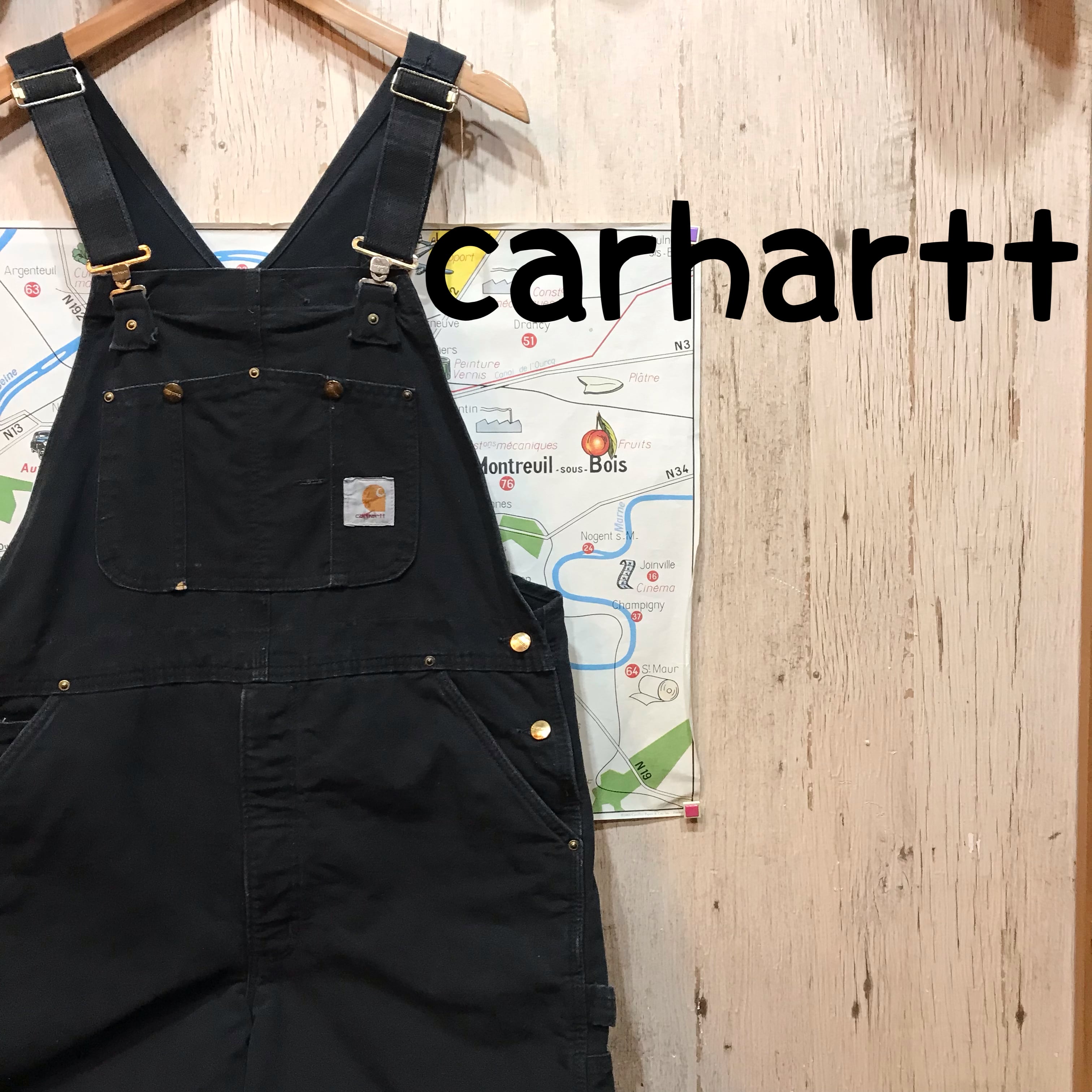 carhartt カーハート オーバーオール w40 古着 (1136) | 温古着新