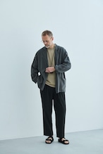 STILL BY HAND / Half sleeve knit t-shirt