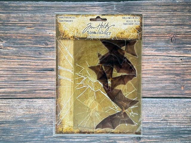 Tim Holtz　ハロウィンのトランスパレンシー素材12枚入り　Idea-ology Transparencies Halloween 2024 TH94404【Tim Holtz（ティムホルツ）】[TH-154m]
