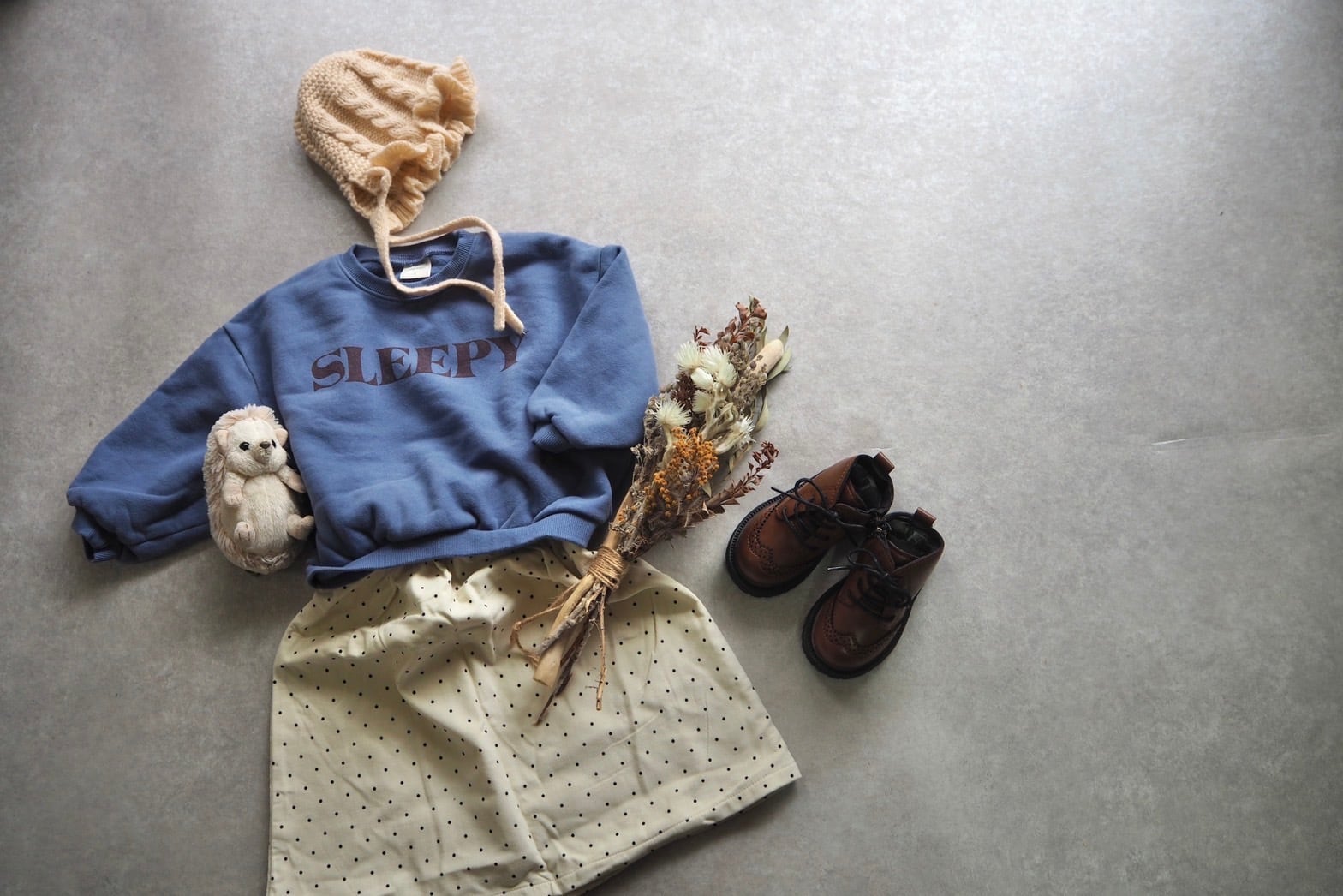 Digreen ディグリーン】 sleepyトレーナー(color:blue)【231101d