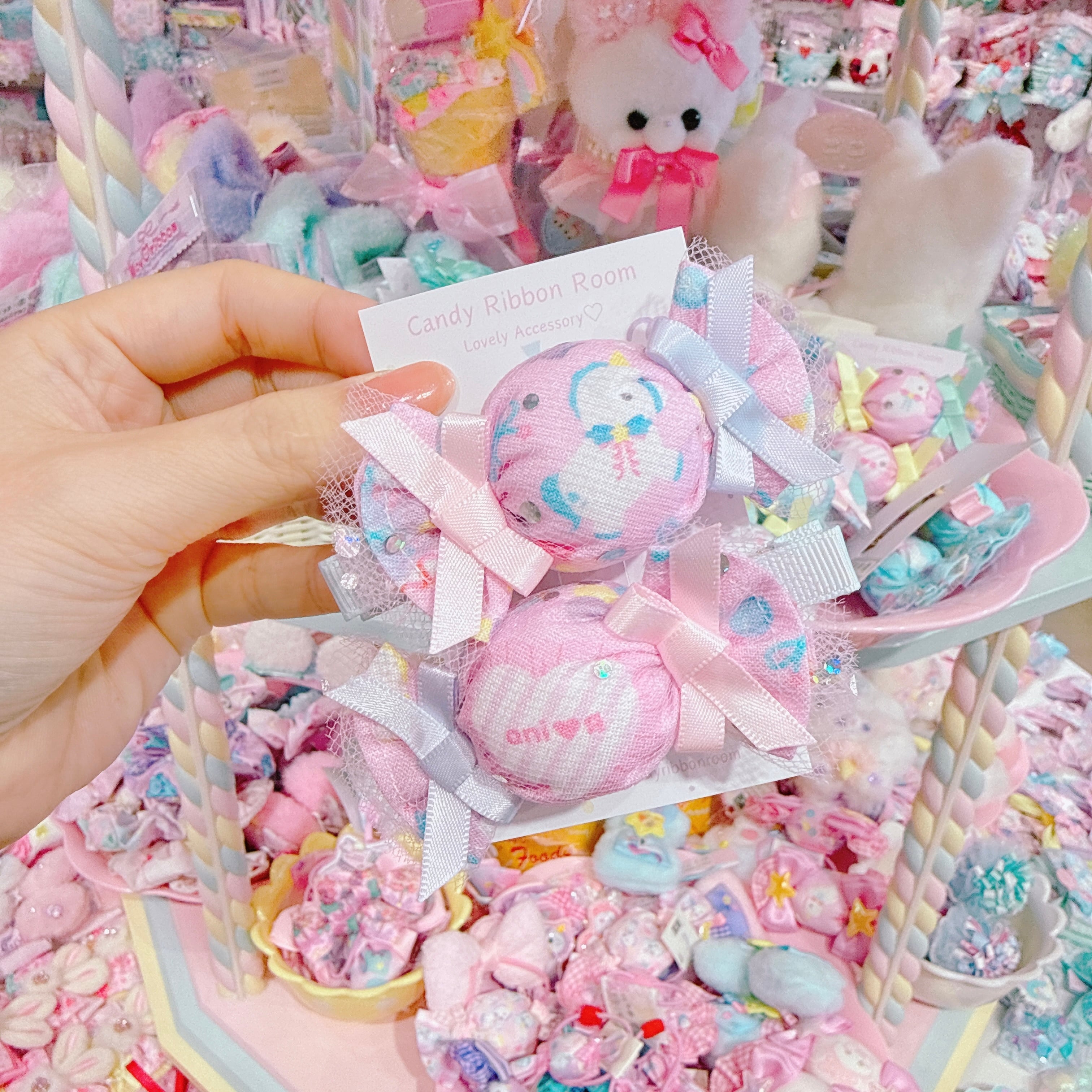 【F4】108-23ツインヘアクリップ