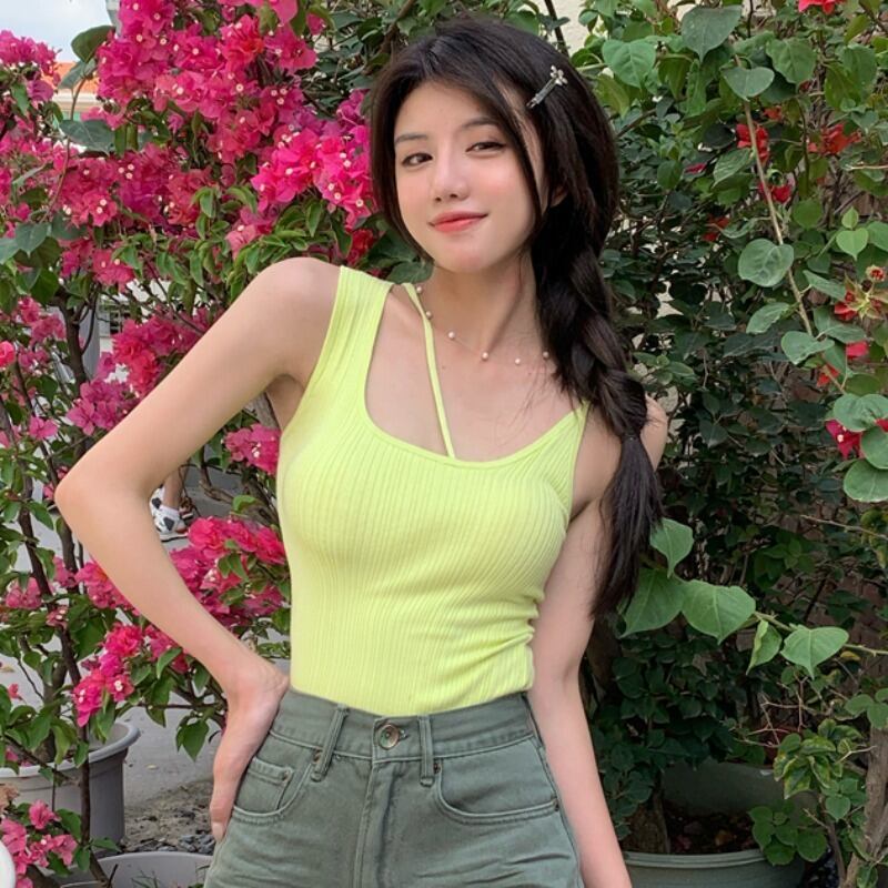 ニット薄手ストライプ ハンチェンe86449292075