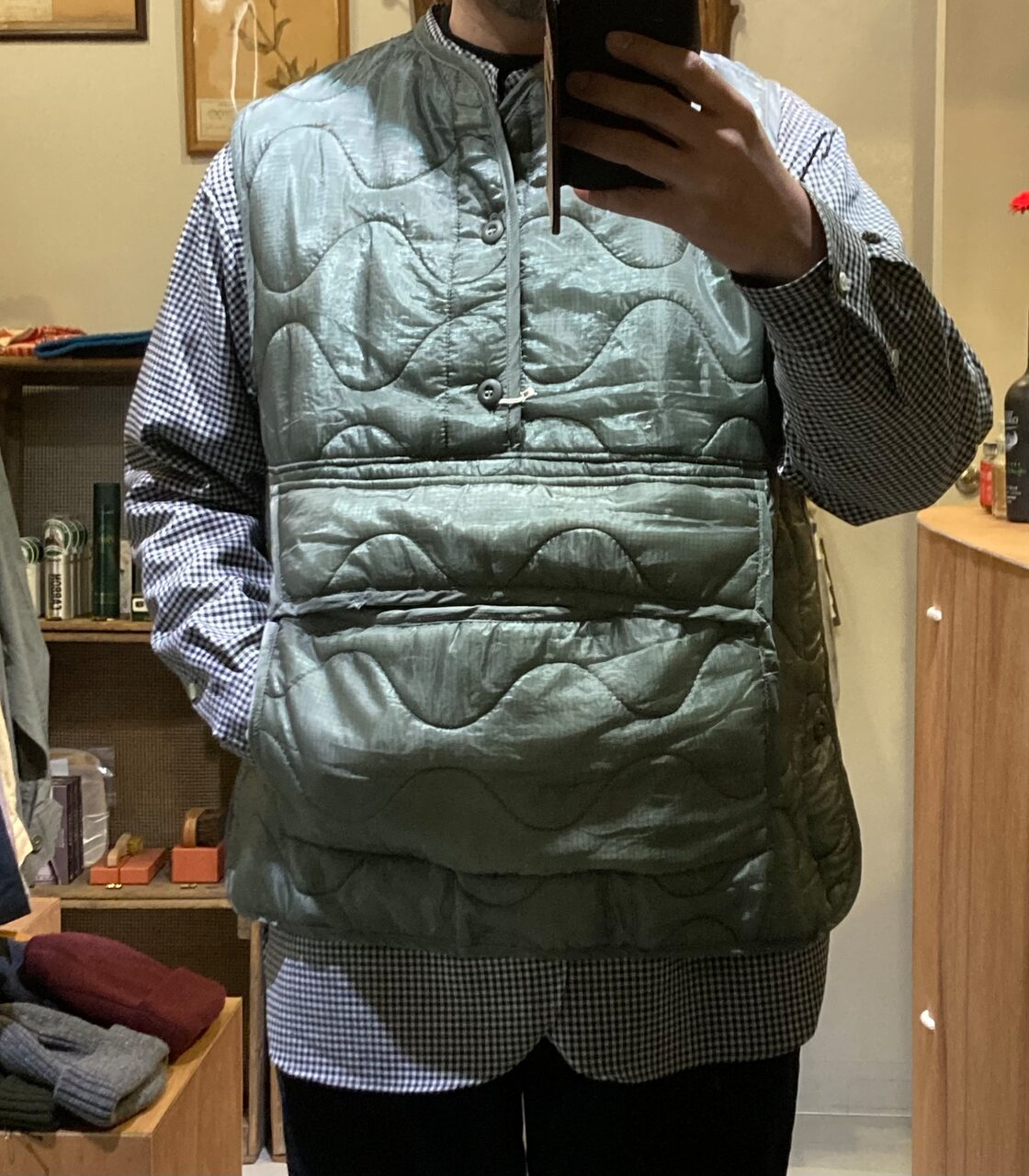 Remake by catta（リメイクバイカッタ） M-65 Liner Vest フォリッジ 