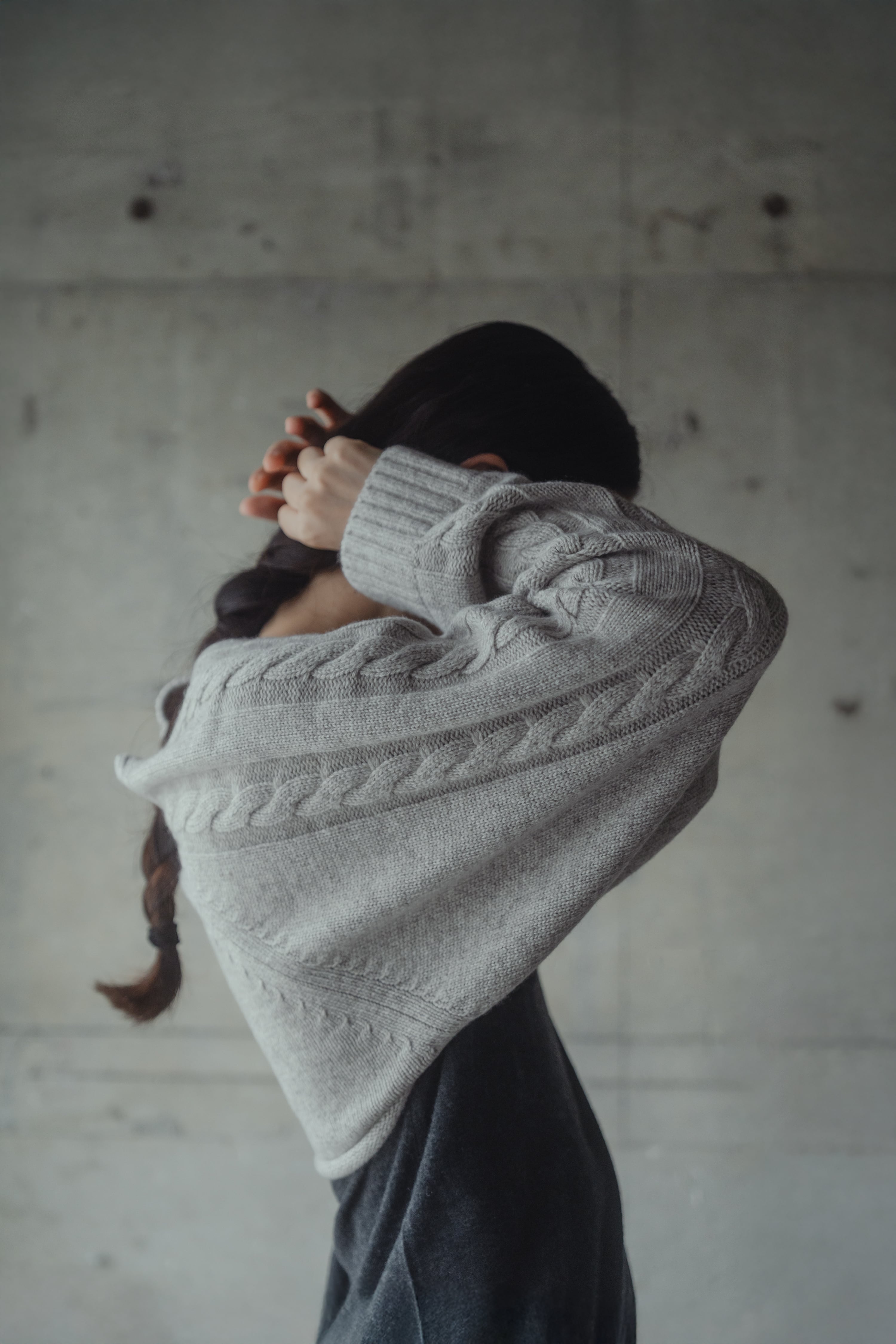 FREEMAN--B バルキーショートカーディガン