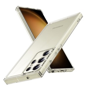 【新着特価】Galaxy S23 Ultra 用 ケース クリア 耐衝撃 TPU カバー 透明 衝撃吸収 柔軟 防指紋 米軍MIL規格 ストラップホール付き 全透明 薄型 黄変防止 滑り防止 人気（透明）13-s23u-01