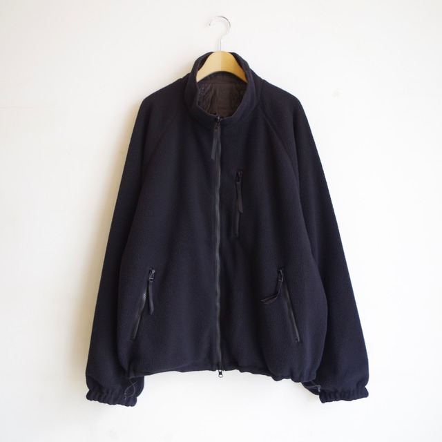 meanswhile   Reversible Fleece JKT  Lamp Black