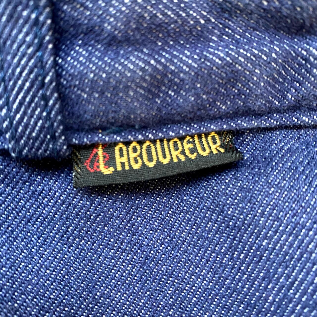 フランス製 LE LABOUREUR ル ラブルール フロントホック デニム ユーロ