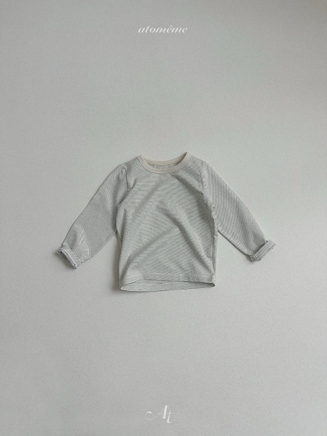 【取寄/韓国直送】atomeme 26/AT モエンストライプTシャツ|秋服|韓国子供服