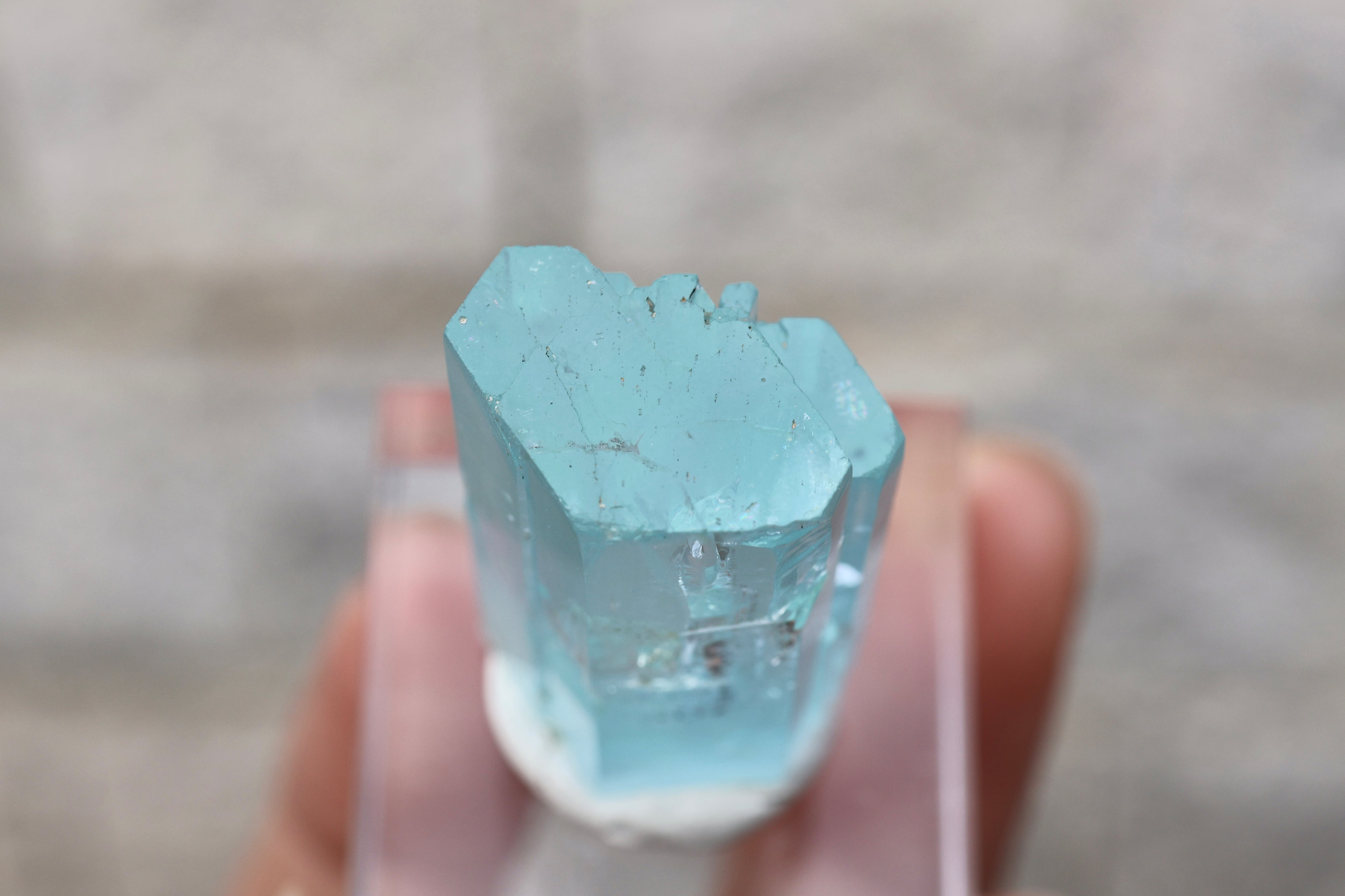 アクアマリン タプレジュン産 虹入り | 石垣島の夜光貝アクセサリーと