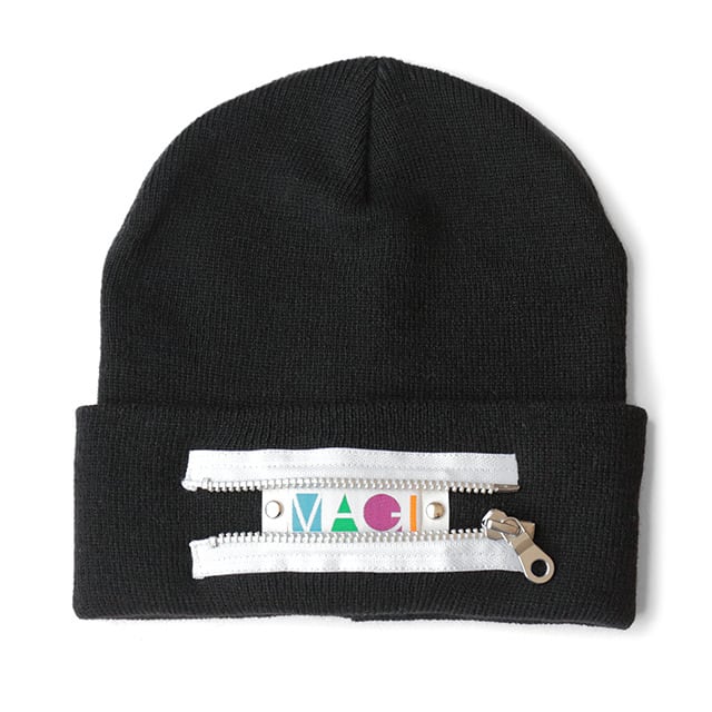 White Zip Whach Cap | MAGI FLAGSHIP STORE