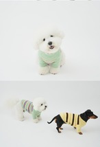 【PUPPYGALLERY公式】ピーターストライプニット【ミント】