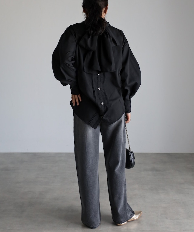 サイドラインデニムパンツ