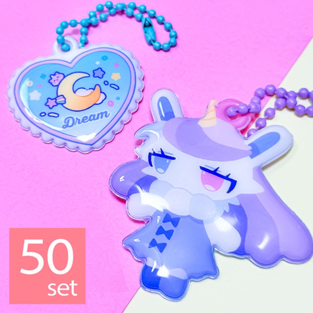 ダイカットPVCチャーム【50set】