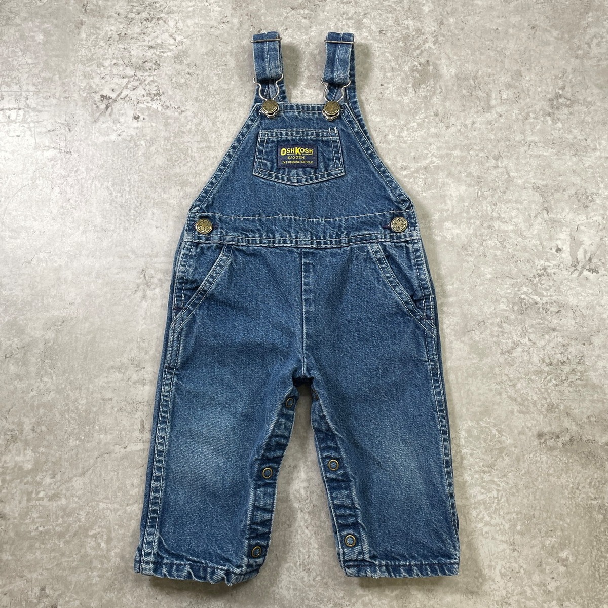kids】80-90年代頃 USA製 OSHKOSH オシュコシュ デニム オーバーオール 