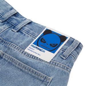 送料無料【HIPANDA ハイパンダ】メンズ デニムパンツ MEN'S DENIM PANTS / LIGHT BLUE