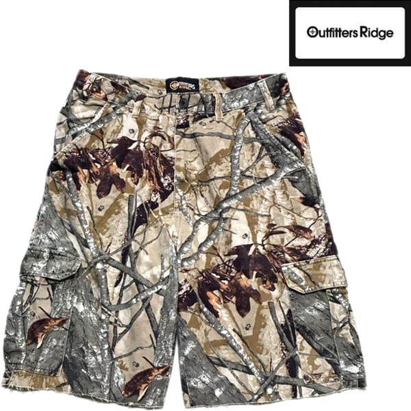 1点物◇OUTFITTERS RIDGEリアルツリー迷彩柄カーゴショートパンツ古着