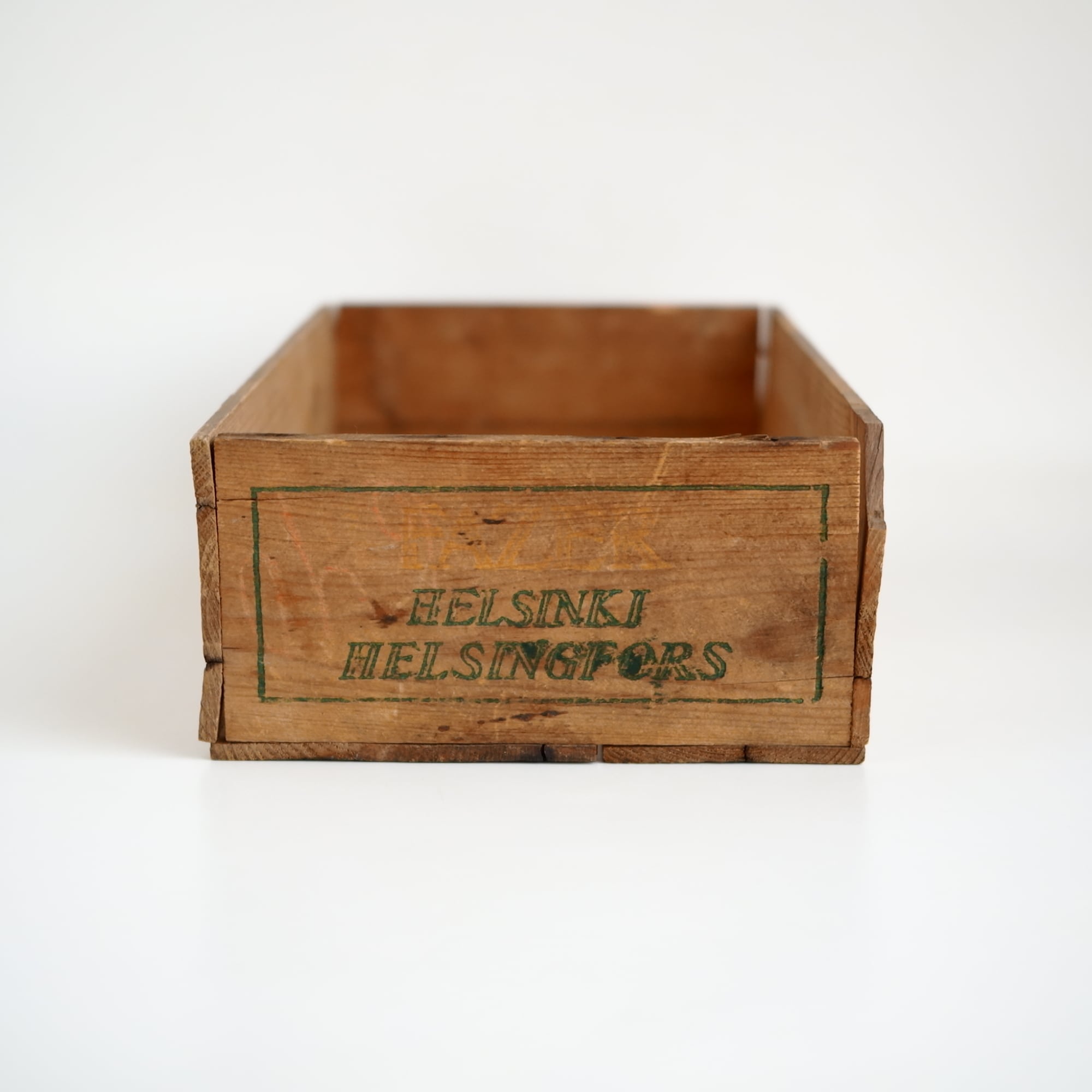 FAZER Wooden Crate | troldhaugen antiques ｜ 北欧アンティーク・古道具
