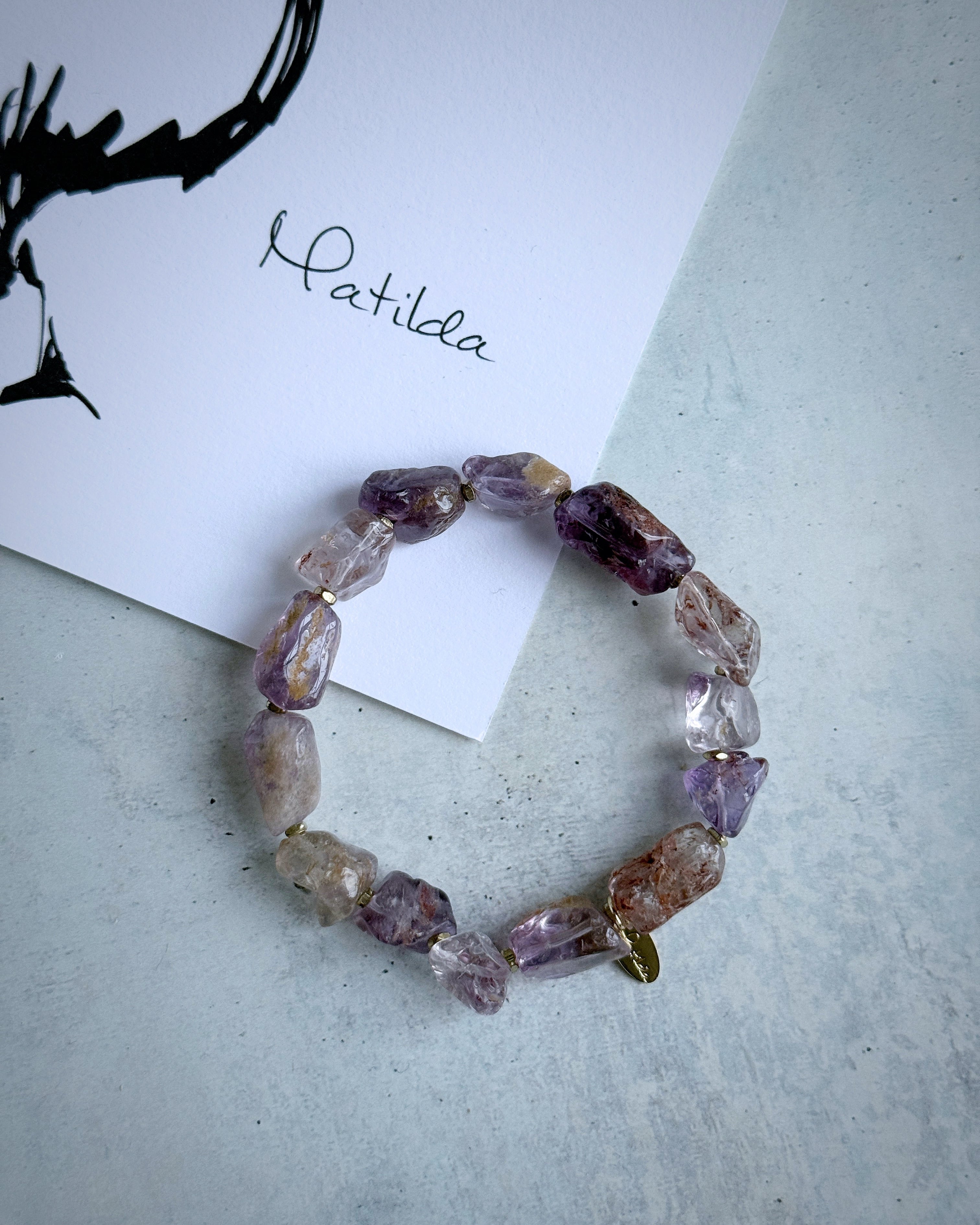 rough rock bracelet(ガーデンアメジスト)