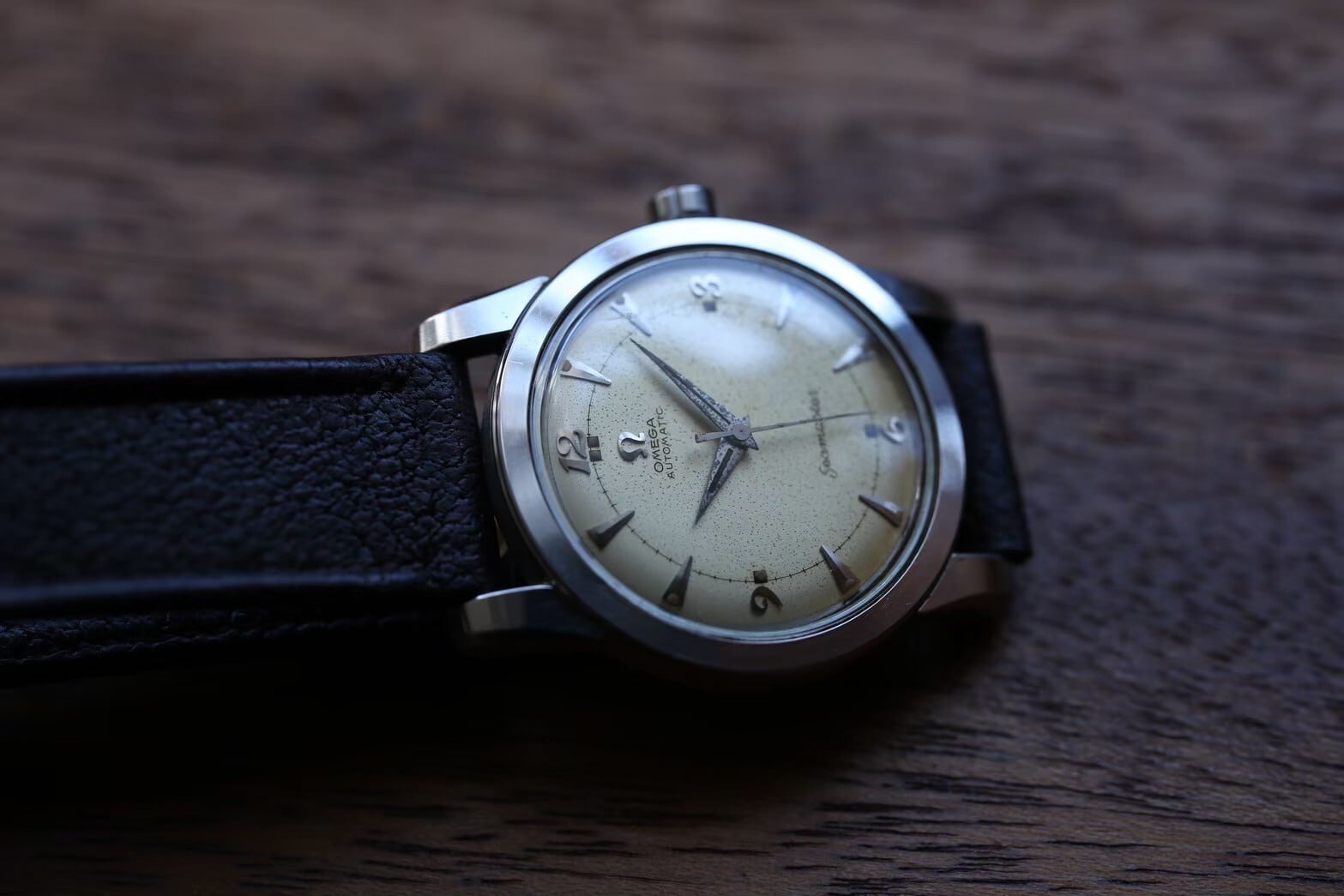 OMEGA】 1953年製 オメガ シーマスタ― ファースト 楔インデックス×飛び