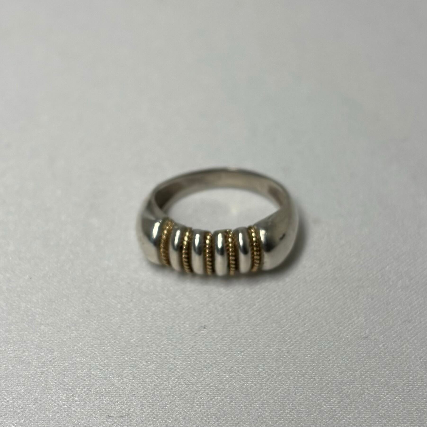 Tiffany&Co. 約12号ヴィンテージ リング コンビ シルバー925 K18 Tiffany&Co. 約12号ヴィンテージ リング コンビ シルバー925 K18