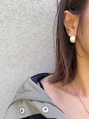 エナメルボールピアス