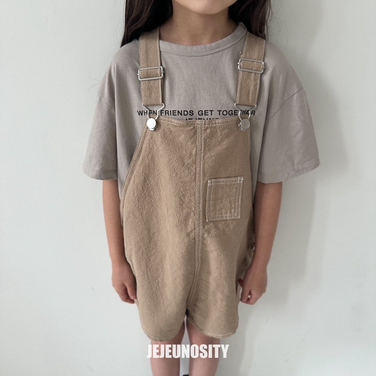 ベージュ コットン オーバーオール Dickies Duck Overalls 34 Beige