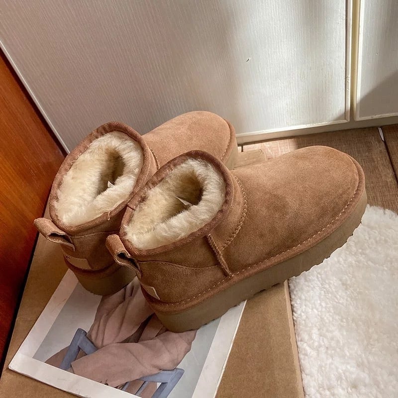 UGG ムートンブーツ リボン 24cm シルバー