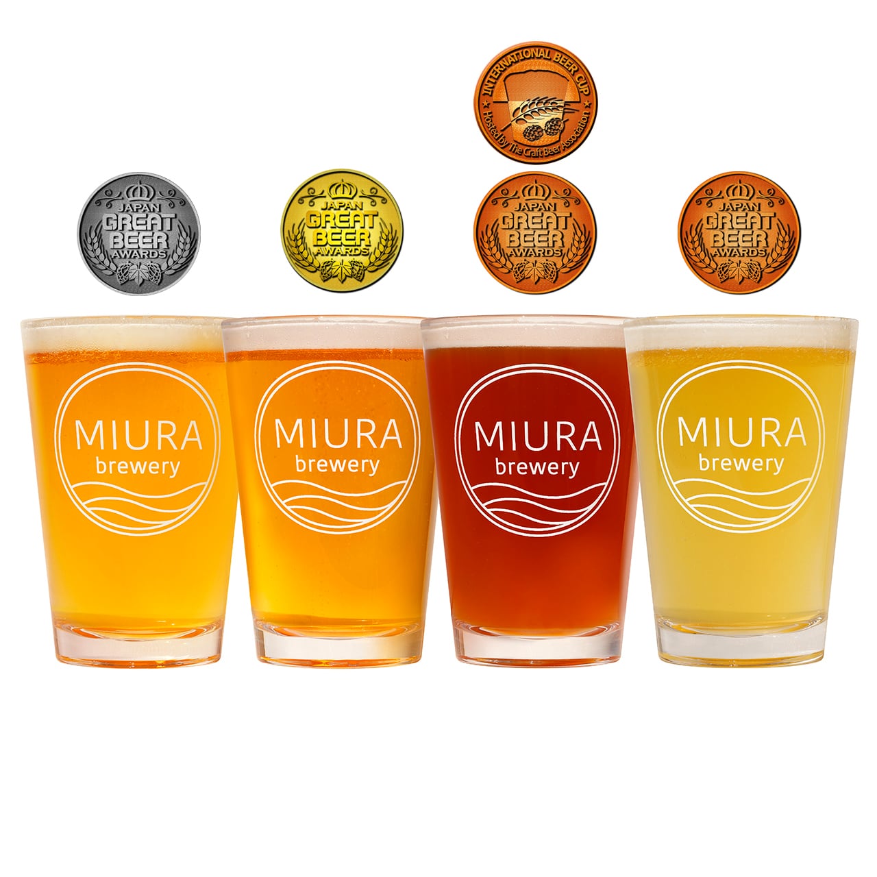 レギュラー4種飲み比べ 4本セット | 三浦ブルワリー