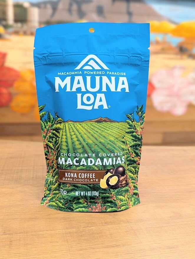 【マウナロア】コナコーヒーマカダミアナッツダークチョコレート 113g