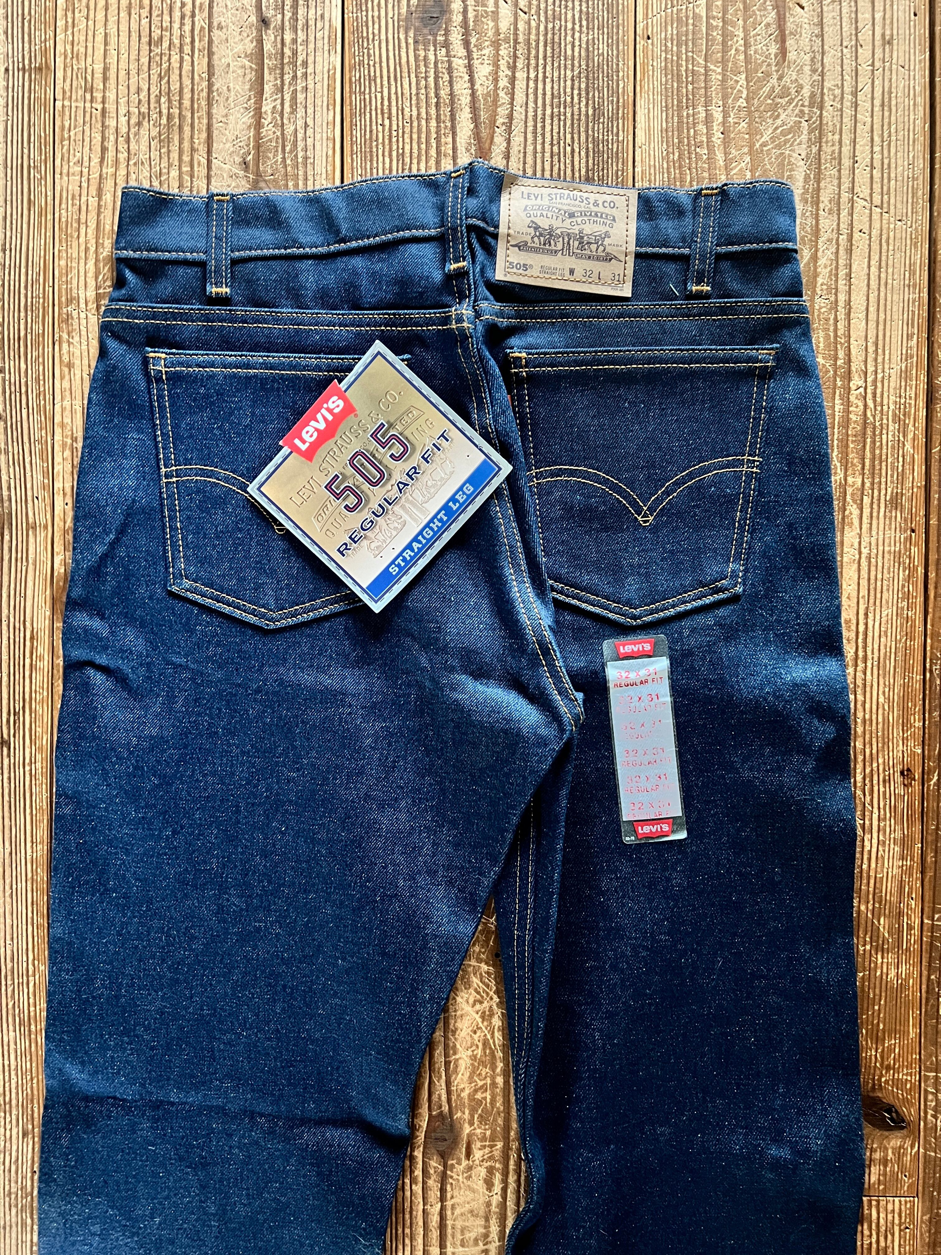90's Levi's 505 オレンジタブ デニムパンツ DEADSTOCK 表記 (32×31) USA製