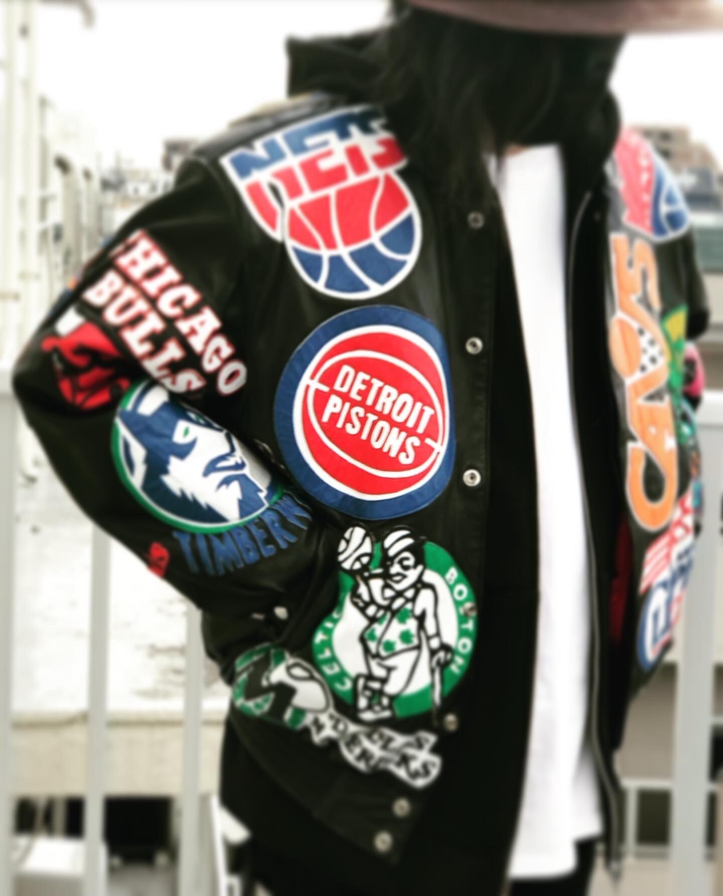 VINTAGE JEFF HAMILTON NBA LEATHER JACKET（ヴィンテージ ジェフ