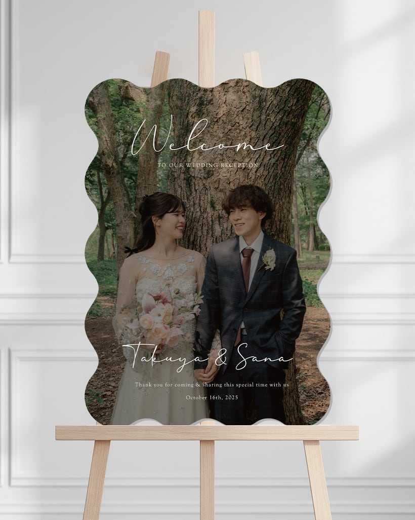 ウェルカムボード | 変形パネル | wb30 | studio POPPY | 結婚式