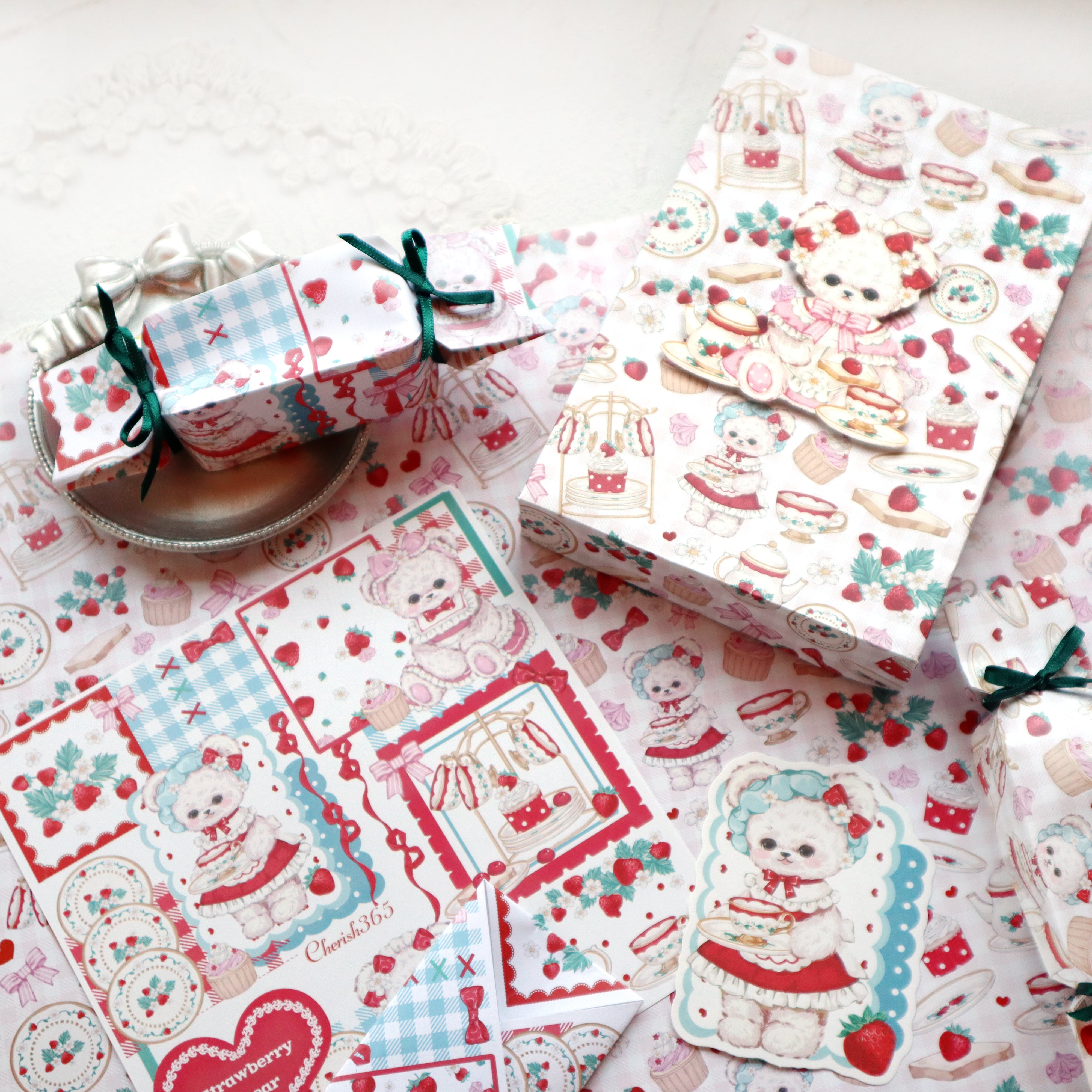 予約☆CHO79A Cherish365【Happy Tea Time】ラッピングペーパー