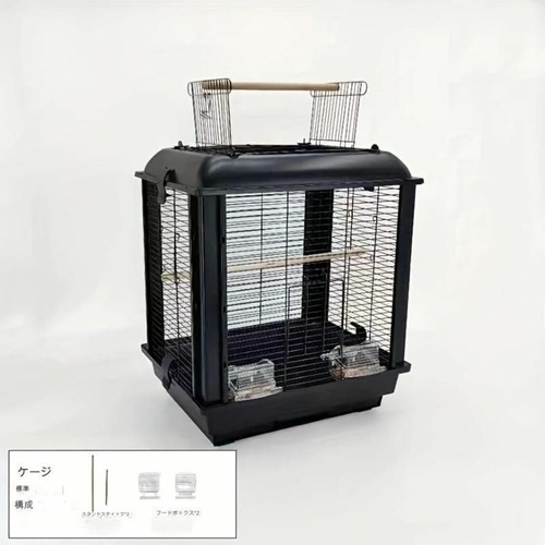 広々としたパノラマスカイライトのある大型鳥かご 補強されたワイヤー