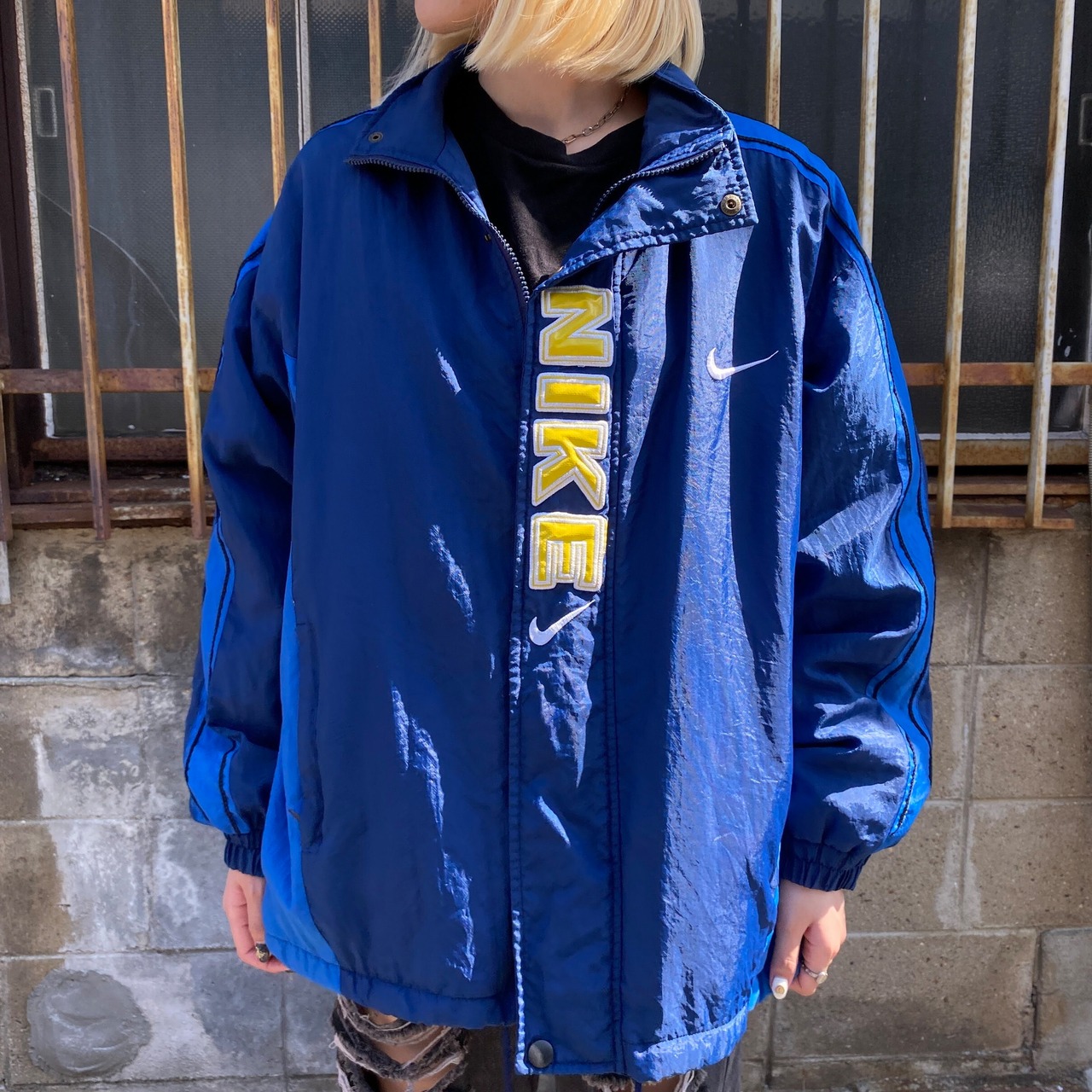 90年代〜00年代 NIKE ナイキ スウォッシュ バックロゴ刺? ナイロン 