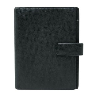 ルイ ヴィトン タイガ アジェンダ MM 手帳カバー R20423 ブラック レザー メンズ LOUIS VUITTON 【中古】