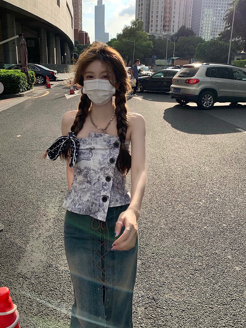 トップス サマーショート薄手バック 夏物 ピュア ブラックストロベリース49706119469