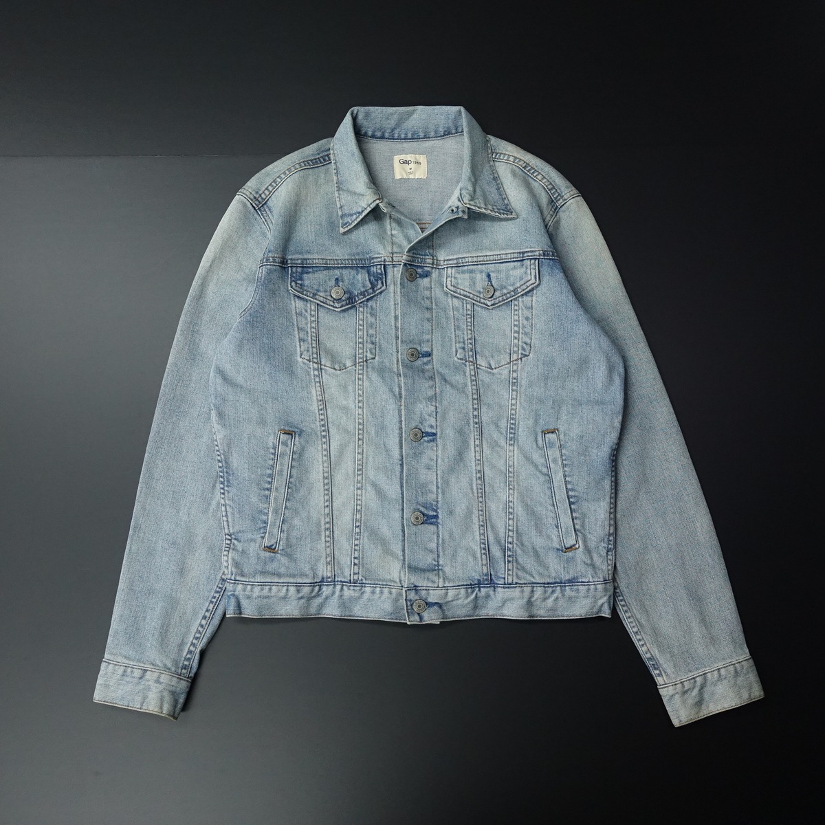 GAP ギャップ デニムジャケット トラッカータイプ ストレッチ ブルー 