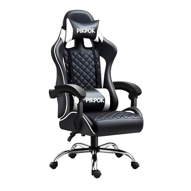 PikPok ゲーミングチェア PCチェア 135° リクライニング ゲームチェア