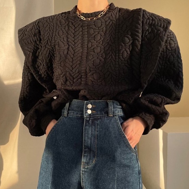 puffy pullover　10097