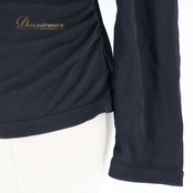 【日本製 社交ダンス衣装】ブラック系 Chacott チャコット ブラウス トップス カットソー 黒 長袖 スパンコール 伸縮 レッスン 練習着 社交ダンス トップス おしゃれ ダンスウェア カットソー シンプル スパンコール入り レッスン着 パーティ用 ブラック ストレッチ Mサイズ フィット感 伸縮素材 日常使用 アクティブウェア