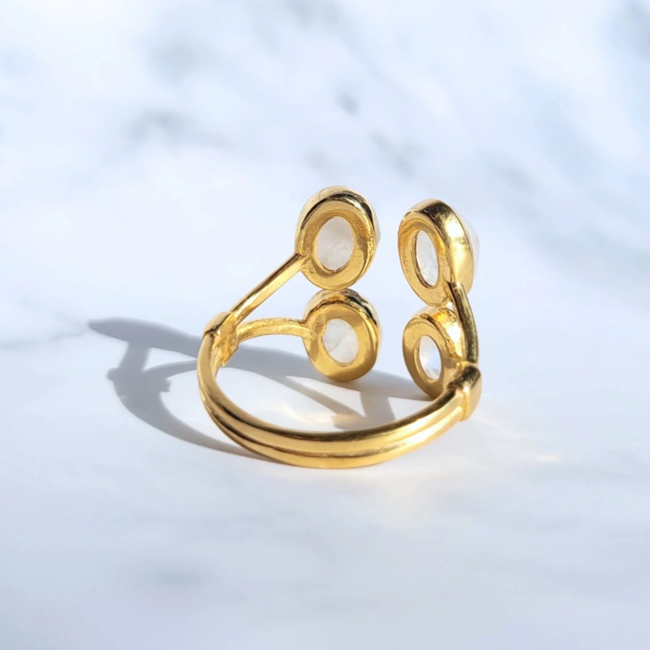 【即納】Drop in Halo *MOON STONE* -anelli-