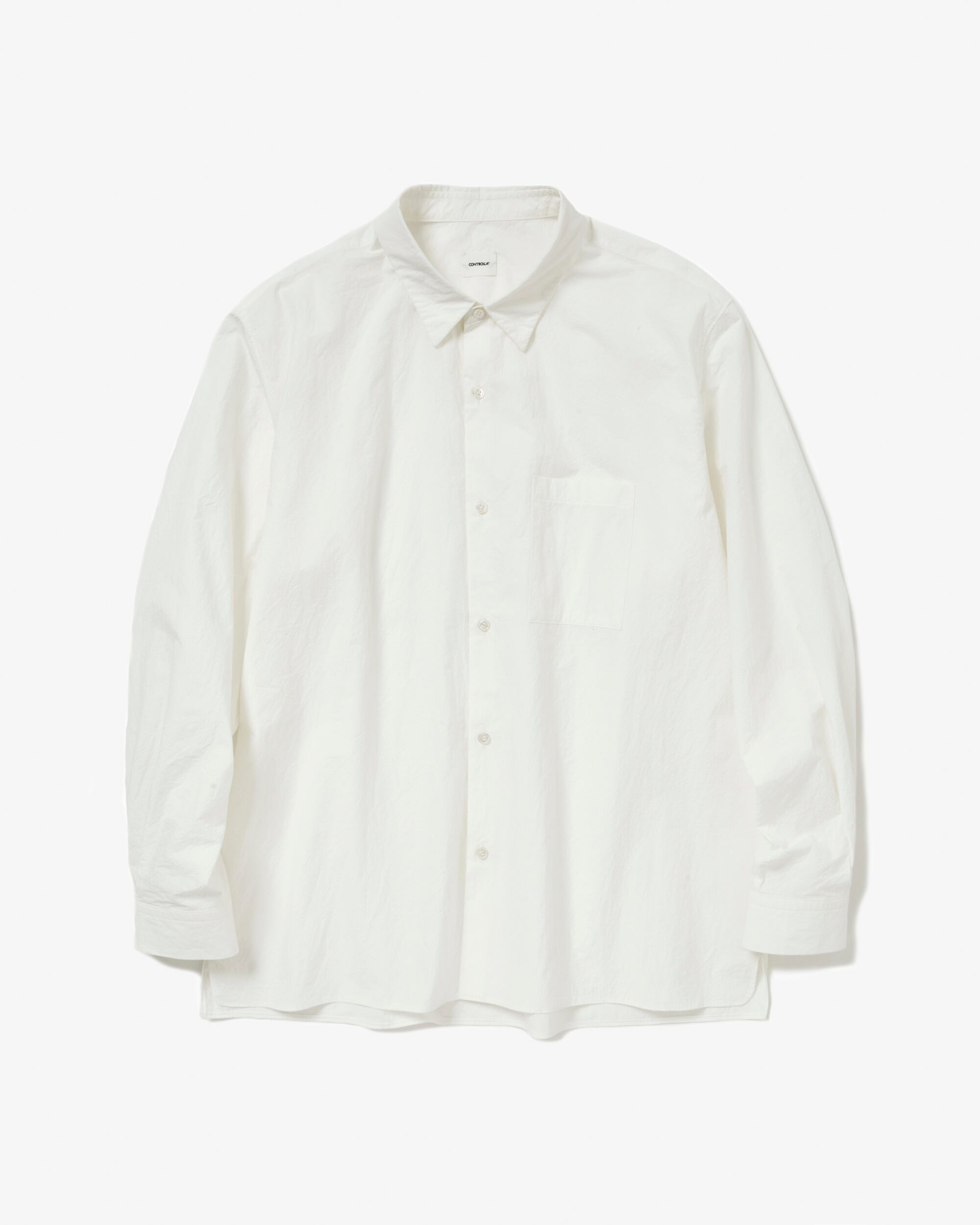 CONTROLLA+ linen blend cotton basic shirt