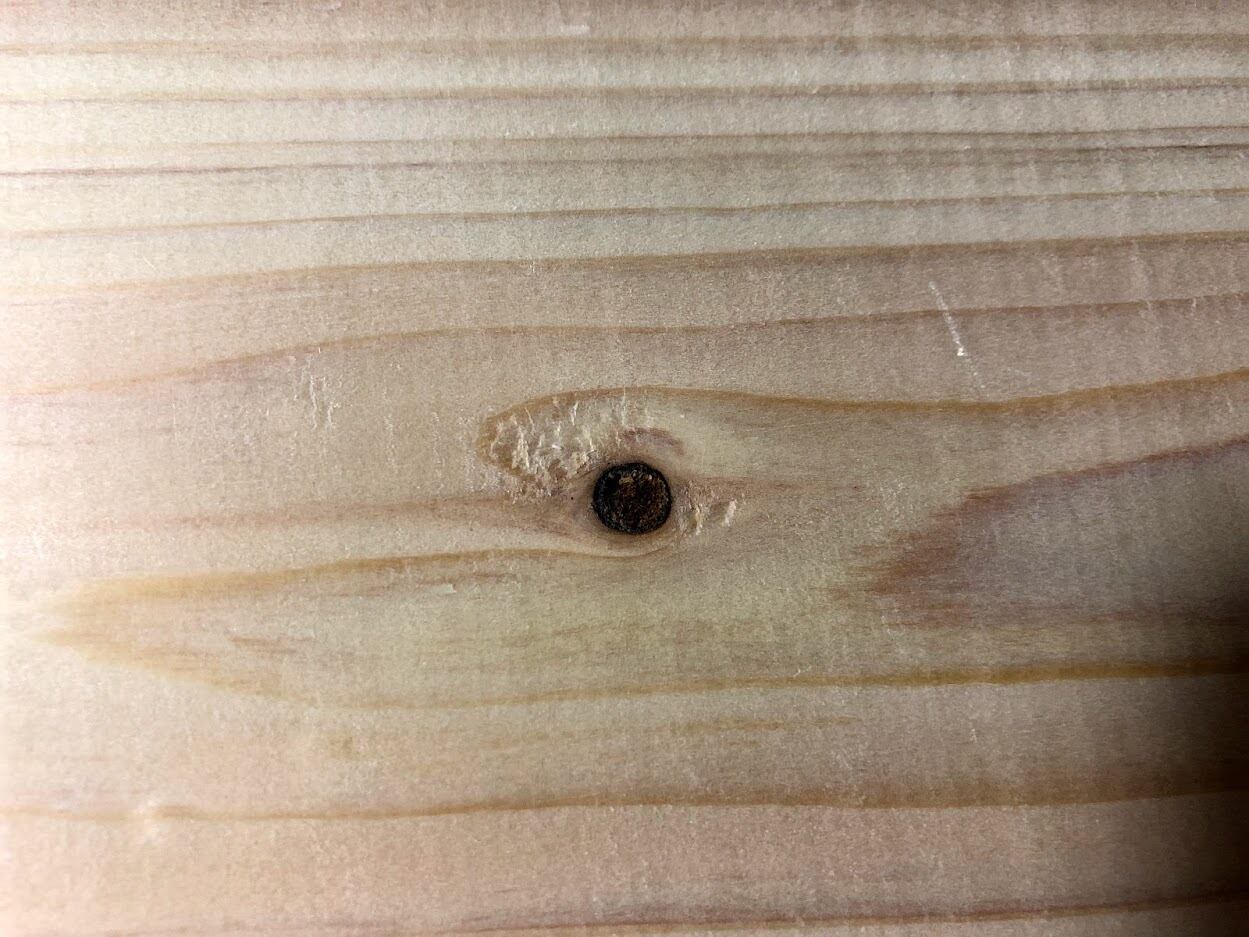 大きい木製まな板 ひのき 800×250×30mm 裏に節あり 一枚板 | ひのき
