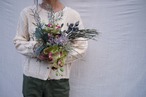 GRAYISH bouquet-boutonniere