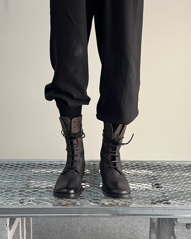 【Neil Barrett】Tactical lace-up zip boots