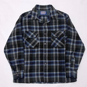 70s USA製 PENDLETON ウール オンブレチェックシャツ