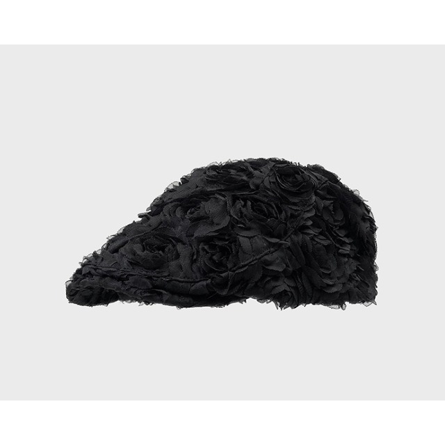 rose design hunting cap　ローズデザインハンチング帽　J1449